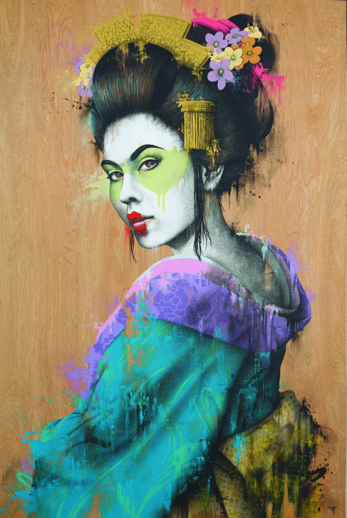 500x745 Traditional Geisha Tumblr - Traditional Geisha Painting