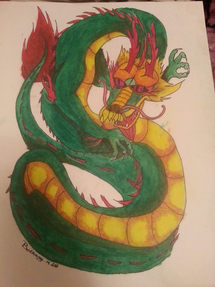 720x960 Traditional Japanese Dragon Flash Drawing By Sugarcub - Traditional Japanese Dragon Painting
