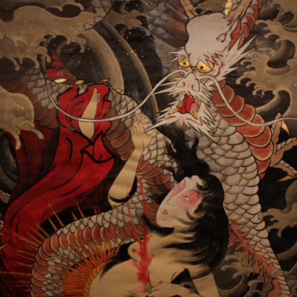 1005x1005 Crez's Paintings And Tattoos Of Traditional Japanese Dragons - Traditional Japanese Dragon Painting