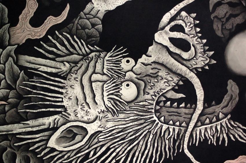 850x565 Japanese Dragon Art Lovetoknow - Traditional Japanese Dragon Painting