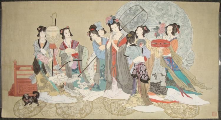 Traditional Japanese Painting at PaintingValley.com | Explore ...