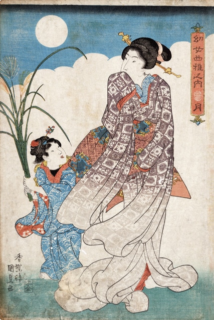 427x640 Portrait Poster Canvas Painting Japanese Traditional Art Scenery - Traditional Japanese Painting