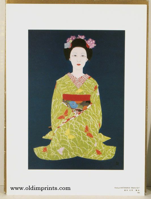533x700 Nihonga. Contemporary Japanese Paintings In The Traditional Style - Traditional Japanese Painting Geisha