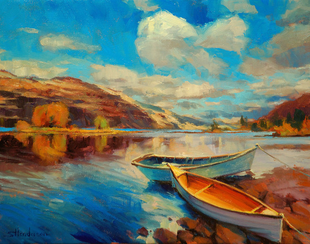 640x504 Shore Leave Artwork - Traditional Painting
