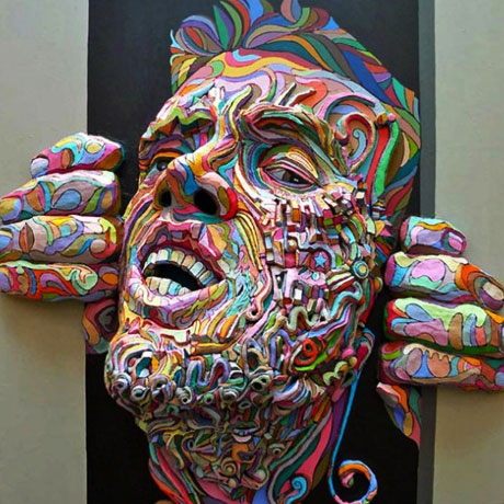 460x460 A Combination Of Graffiti And Traditional Painting By French - Traditional Painting