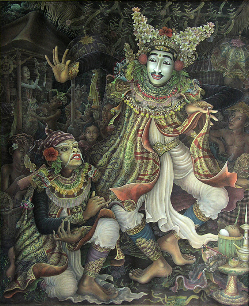 500x614 Balinese Art - Traditional Painting