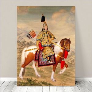 300x300 Traditional Japanese Samurai Warrior On Horse Painting Canvas - Traditional Samurai Painting