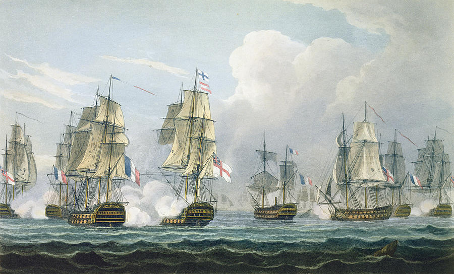 900x544 Sir Richard Strachans Action After The Battle Of Trafalgar - Trafalgar Painting
