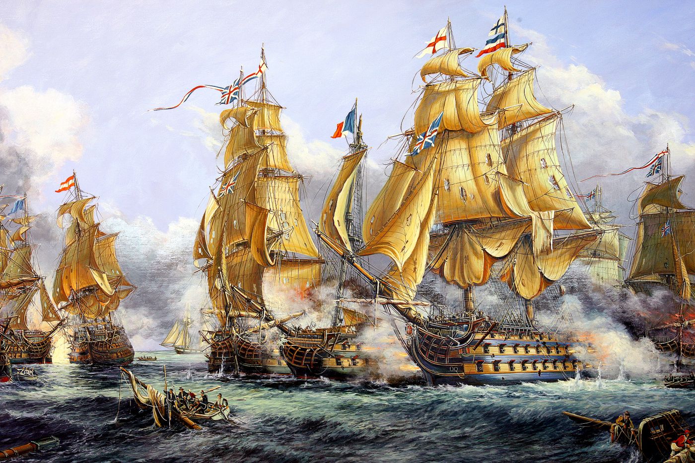 1400x933 Stunning Orlinski, A.a - Trafalgar Painting