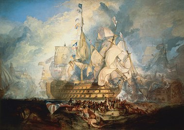 379x268 The Battle Of Trafalgar (Painting) - Trafalgar Painting