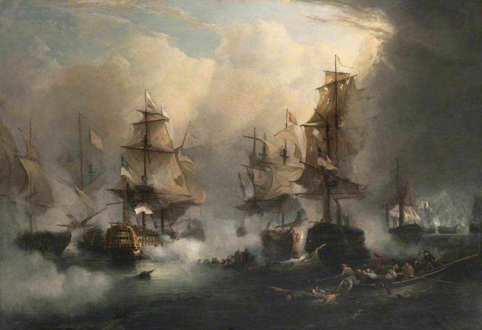 944x646 The Battle Of Trafalgar Art Uk - Trafalgar Painting