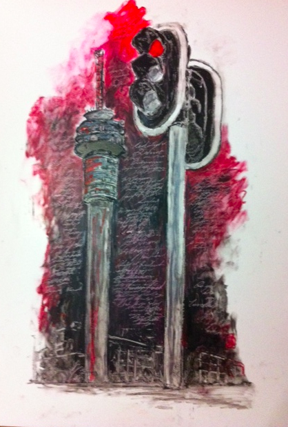 418x619 The Red Light District - Traffic Light Painting