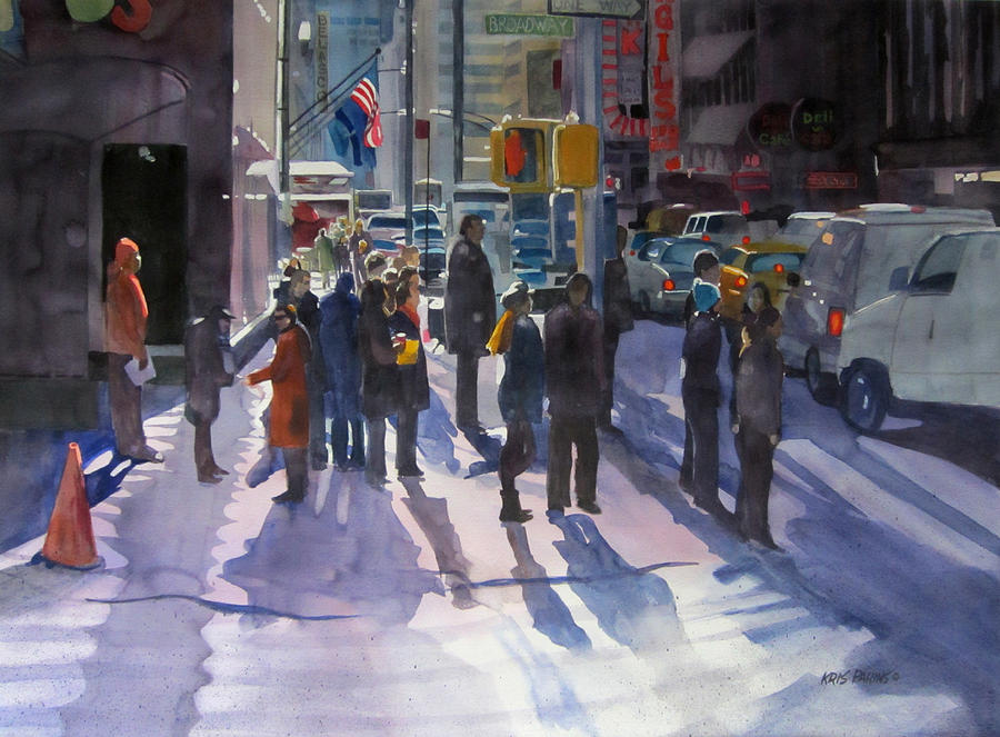 900x663 Traffic Light Painting By Kris Parins - Traffic Light Painting