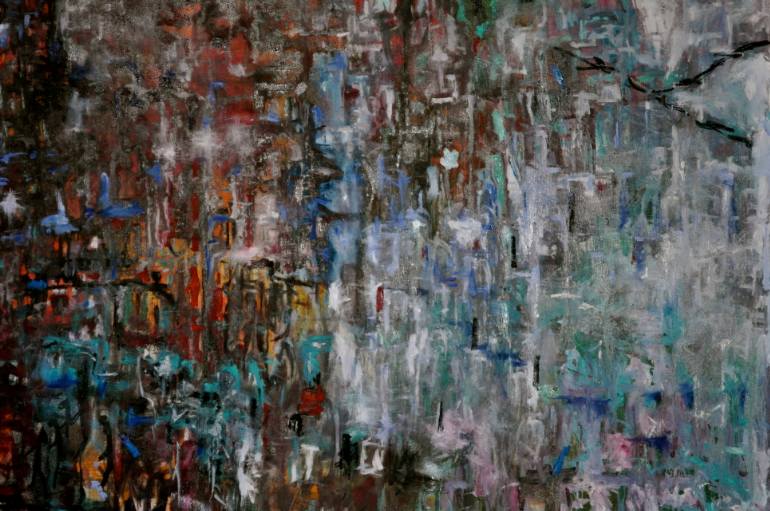 770x511 Saatchi Art Encryptions In Traffic Painting By Lawnspeak Mark - Traffic Painting