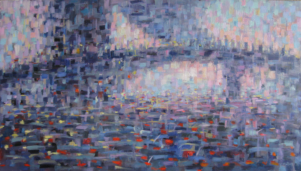 1000x567 Painting By Vika Matison - Traffic Painting