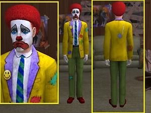 300x225 Mod The Sims - Tragic Clown Painting