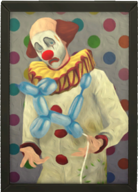 440x613 Image - Tragic Clown Painting