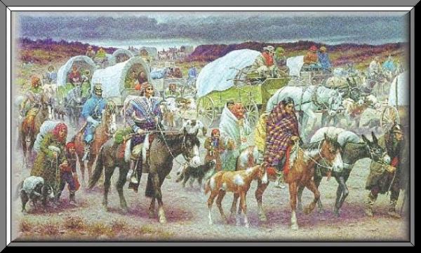 600x361 The Cherokee Trail Of Tears - Trail Of Tears Painting
