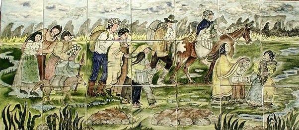 602x262 Trail Of Tears - Trail Of Tears Painting