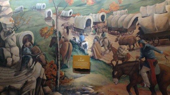 550x309 Trail Of Tears Mural - Trail Of Tears Painting