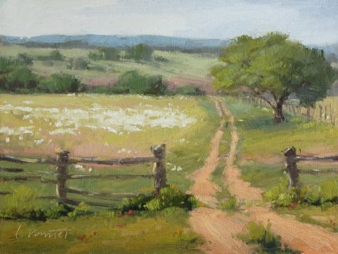 475x357 Jeep Trail By Artist Laurel Daniel, On Jeeps - Trail Painting