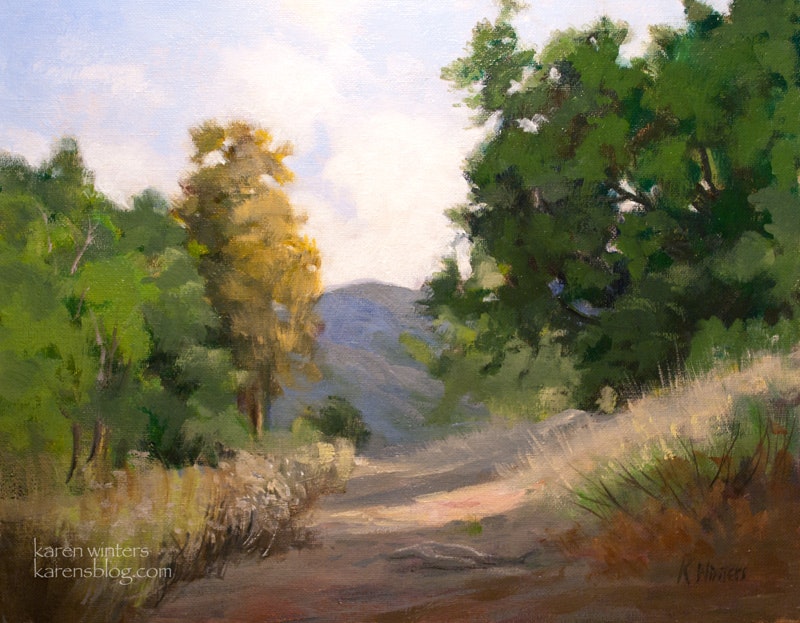 800x623 Trail To The Ojai Valley - Trail Painting