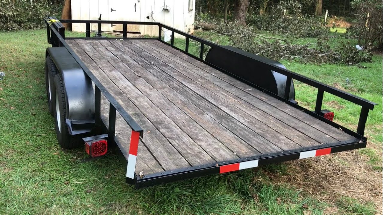 1280x720 Painting An Utility Trailer With Rustoleum Professional Paint - Trailer Painting