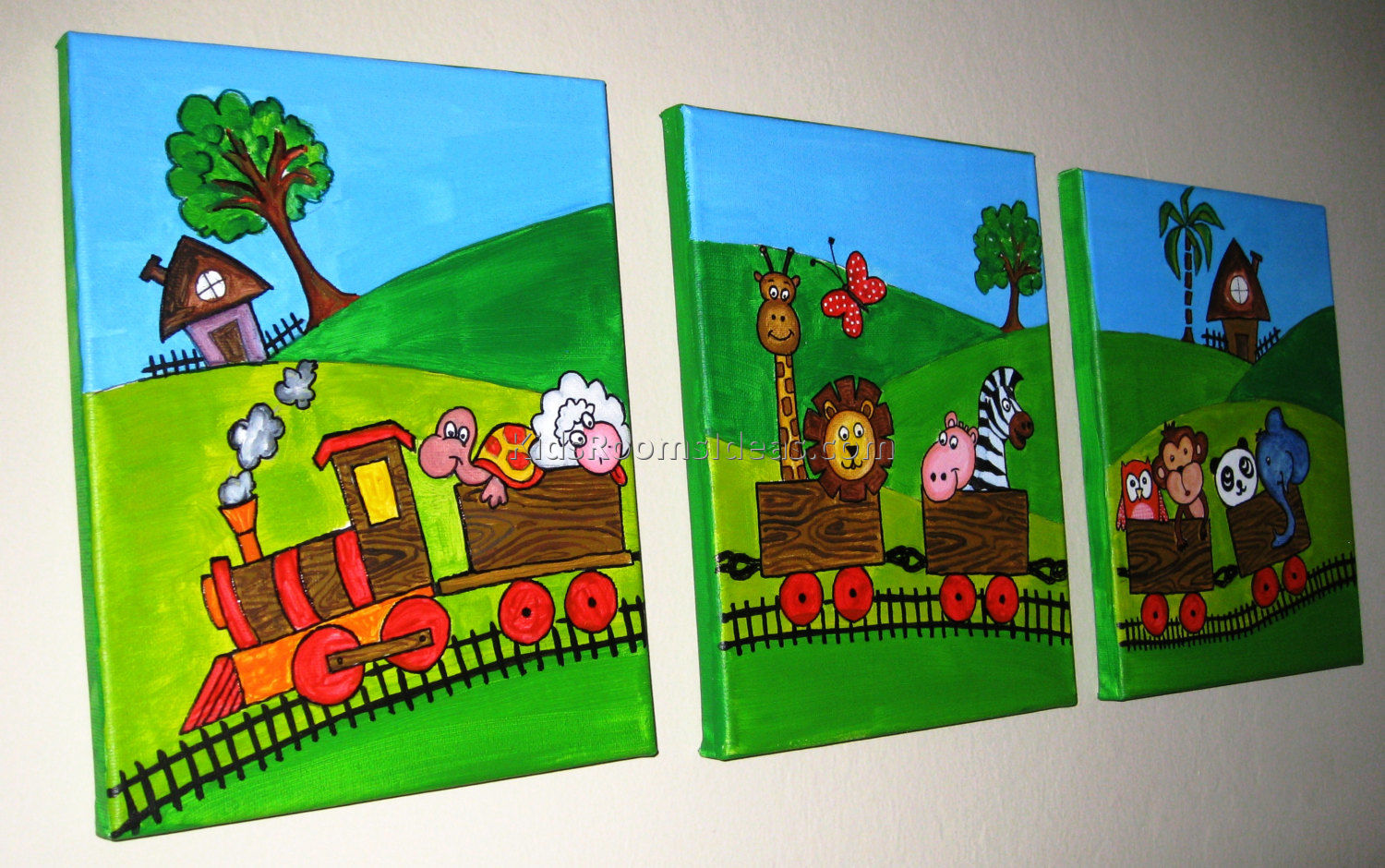 1500x940 Train Comforter Kids Room Decor Best Furniture Ideas Wall Mural - Train Painting For Kids