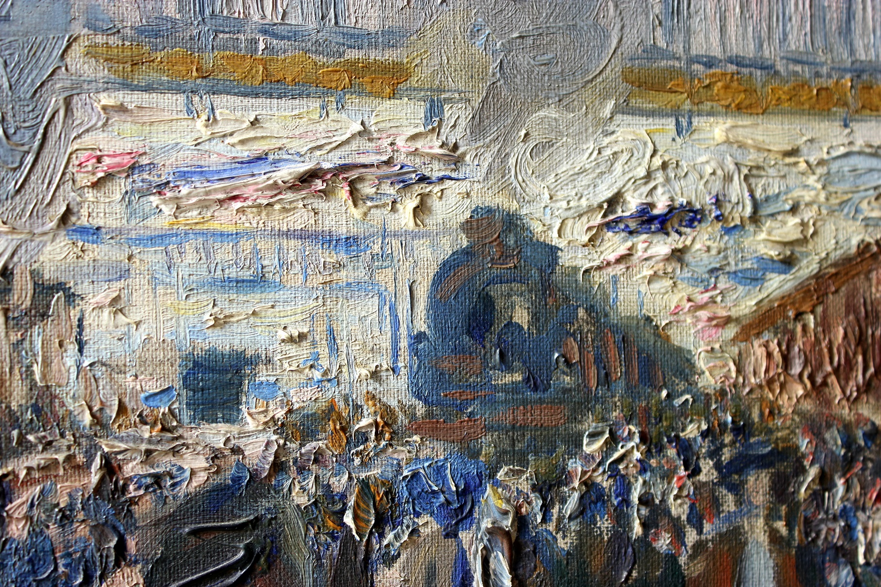 1815x1210 Paul Bach Train Station Bahnhof - Train Station Painting