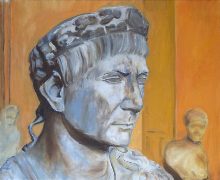 770x632 Saatchi Art Trajan Painting By Duncan Fisher - Trajan Painting