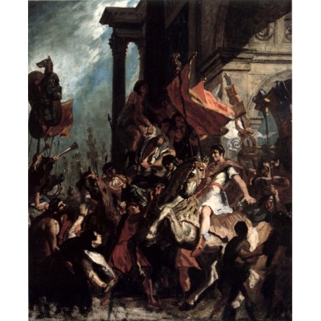 458x458 The Justice Of Trajan 1858 By Delacroix Art Gallery Oil - Trajan Painting