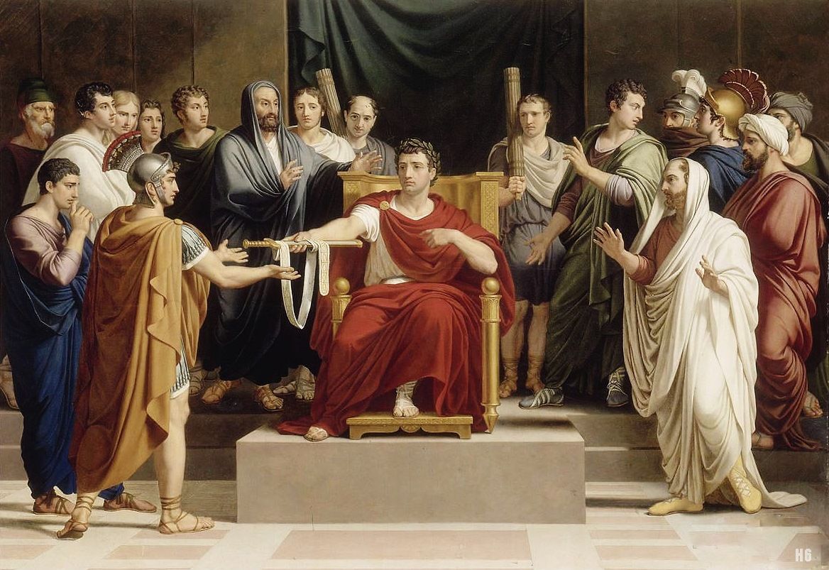 1168x803 Trajan And Suburanus. 1818. Charles Lemire The Elder. French. Oil - Trajan Painting