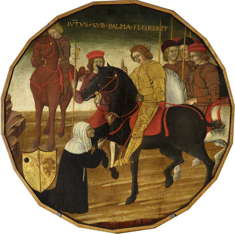 760x757 Trajan And The Widow Painting Unknown Artist Oil Paintings - Trajan Painting