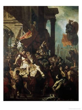 338x450 Justice Of Trajan, C.1840 Giclee Print By Eugene Delacroix - Trajan Painting