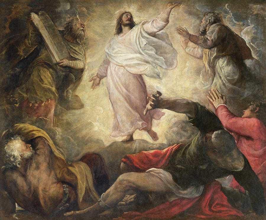 900x746 The Transfiguration Of Christ Painting By Titian - Transfiguration Of Jesus Painting