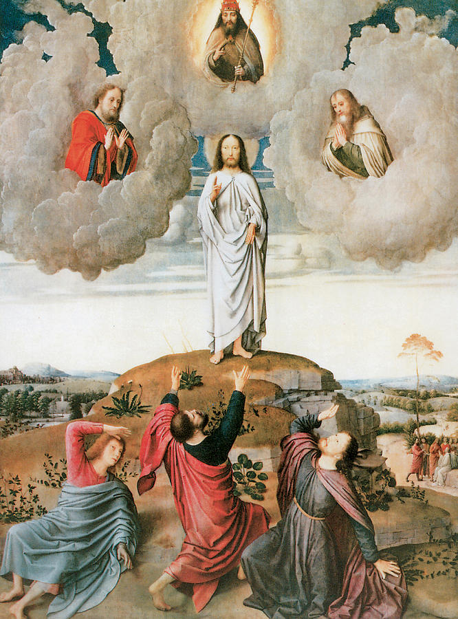 666x900 The Transfiguration Painting By Gerard David - Transfiguration Of Jesus Painting