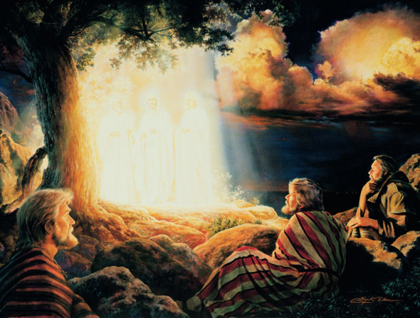 590x447 The Transfiguration - Transfiguration Of Jesus Painting