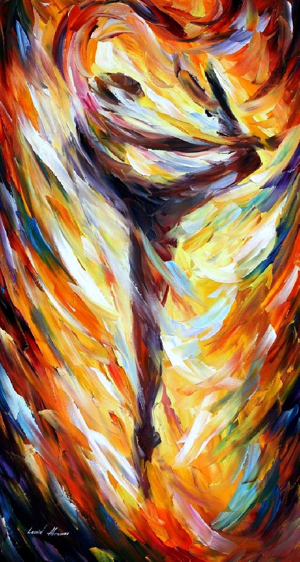 620x1158 Leonid Afremov, Oil On Canvas, Palette Knife, Buy Original - Transformation Painting