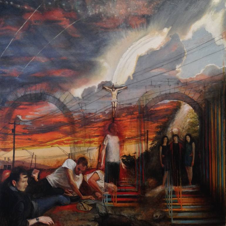 770x770 Saatchi Art Transformation Painting By Adam Cross - Transformation Painting