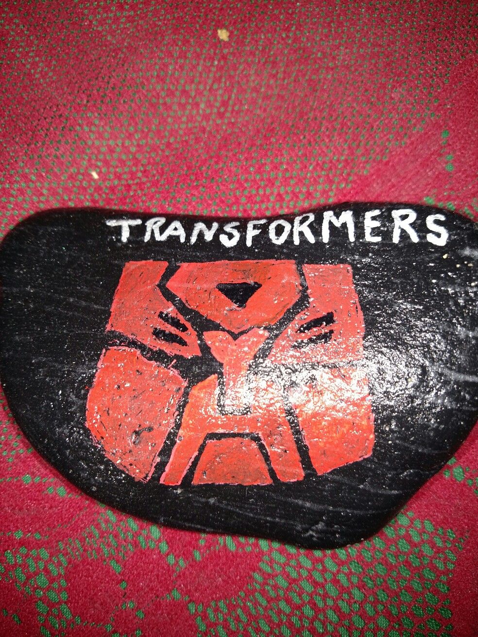 984x1312 Transformers Rock Painting Painted Rocks Kids - Transformers Painting