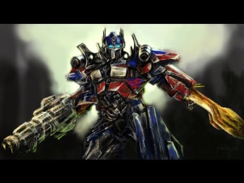 480x360 Transformers 3 Dark Of The Moon Speed Painting - Transformers Painting