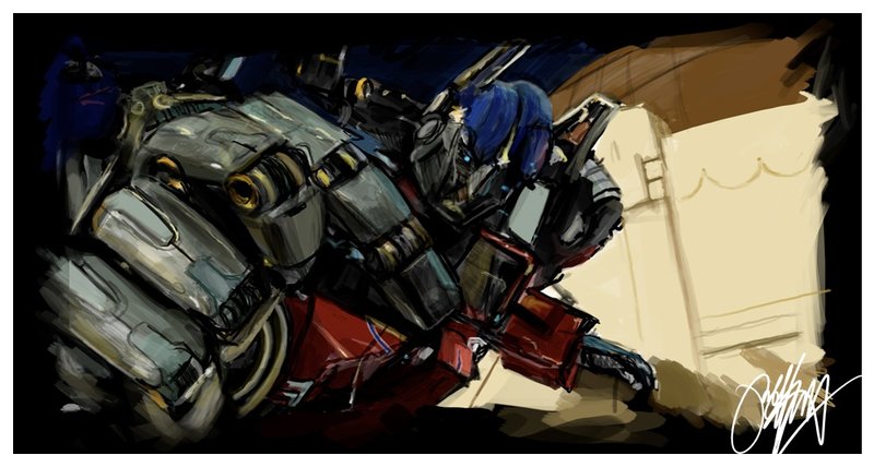 800x428 Transformers Painting By Kyle Lambert - Transformers Painting