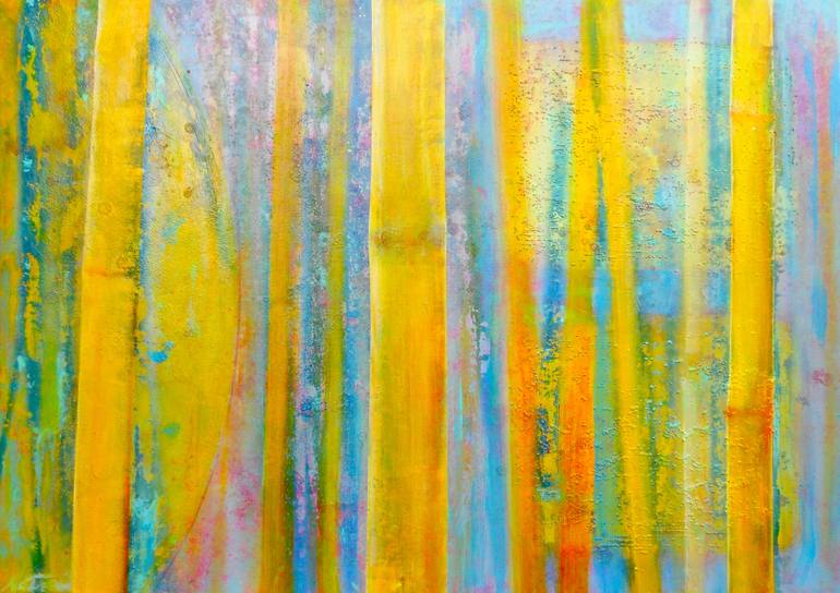 770x544 Saatchi Art Transparent Bamboo Painting By Nartana Holzweiler - Transparent Painting