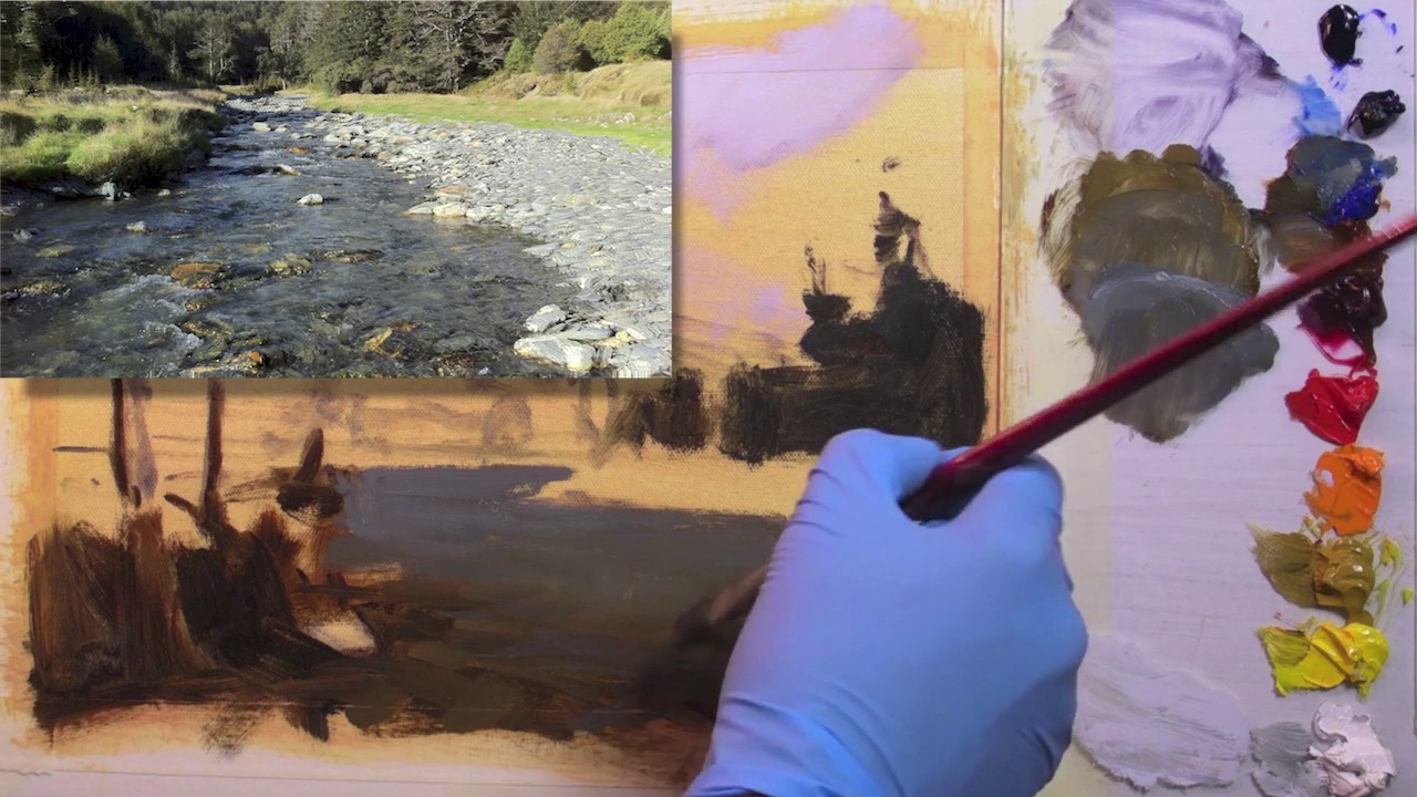 1280x720 Painting Transparent Water - Transparent Painting