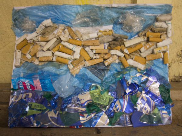 600x449 From Trash To Statement Piece Eagle's Nest Foundation - Trash Painting