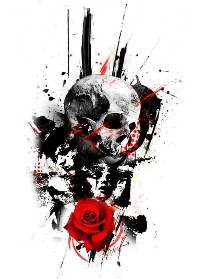 679x960 Pin By Dalibor Hendrych On Dalibor Hendrych Tattoo - Trash Polka Painting