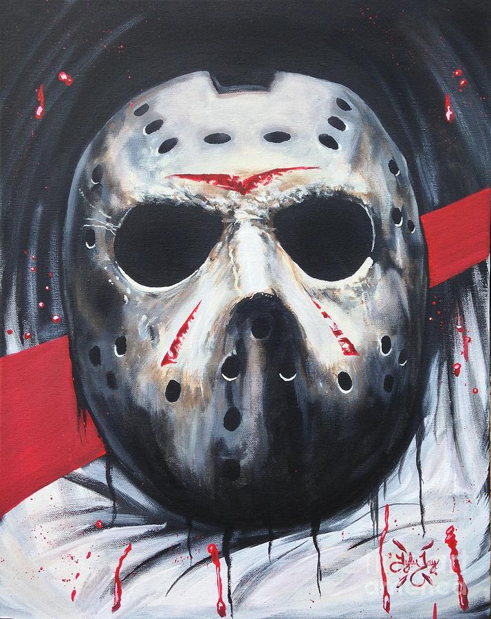 714x900 Trash Polka Jason V2.0 Painting By Tyler Haddox - Trash Polka Painting