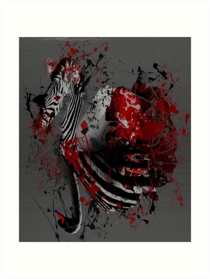 413x549 Trash Polka Cirkel Of Life Art Prints By Black Widdow Redbubble - Trash Polka Painting