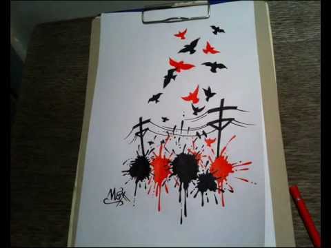 480x360 Max Zolotaryov - Trash Polka Painting