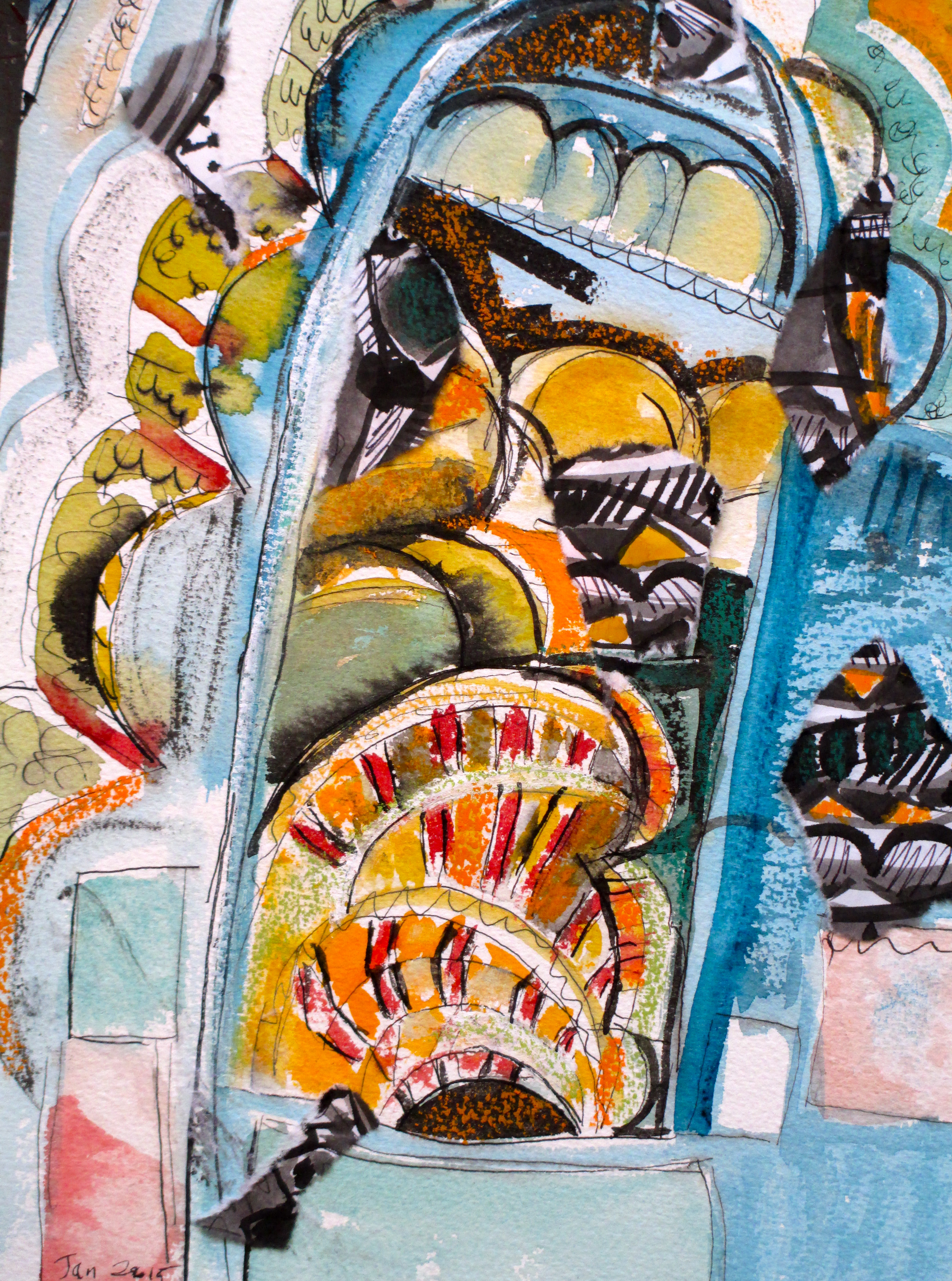 3359x4519 Travel And Paint Betty Ross Painting - Travel Painting